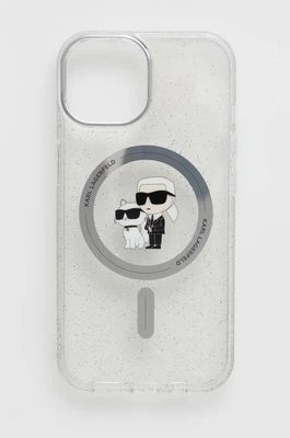Zdjęcie produktu Karl Lagerfeld etui na telefon iPhone 15 6.1 kolor transparentny