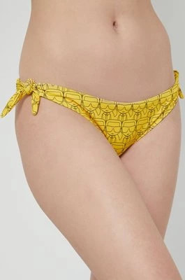 Zdjęcie produktu Karl Lagerfeld figi kąpielowe KL22WBT14 kolor żółty