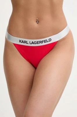 Zdjęcie produktu Karl Lagerfeld figi kąpielowe kolor czerwony