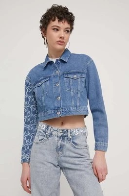 Zdjęcie produktu Karl Lagerfeld Jeans kurtka jeansowa damska kolor niebieski przejściowa