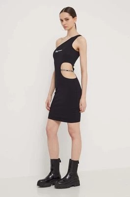 Zdjęcie produktu Karl Lagerfeld Jeans sukienka kolor czarny mini dopasowana