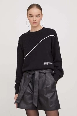 Zdjęcie produktu Karl Lagerfeld Jeans sweter damski kolor czarny