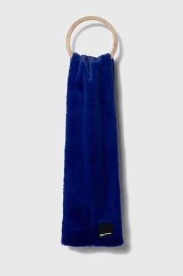 Zdjęcie produktu Karl Lagerfeld Jeans szalik damski kolor niebieski gładki