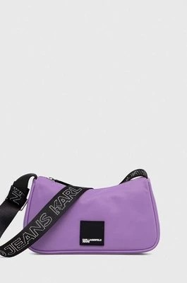 Zdjęcie produktu Karl Lagerfeld Jeans torebka URBAN NYLON BAGUETTE kolor fioletowy 236J3004