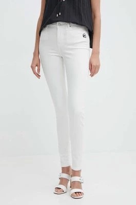 Zdjęcie produktu Karl Lagerfeld jeansy damskie kolor biały