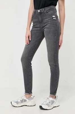 Zdjęcie produktu Karl Lagerfeld jeansy Ikonik 2.0 damskie kolor szary