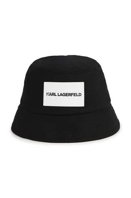 Zdjęcie produktu Karl Lagerfeld kapelusz bawełniany dziecięcy kolor czarny bawełniany