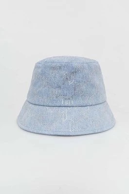 Zdjęcie produktu Karl Lagerfeld kapelusz jeansowy kolor niebieski