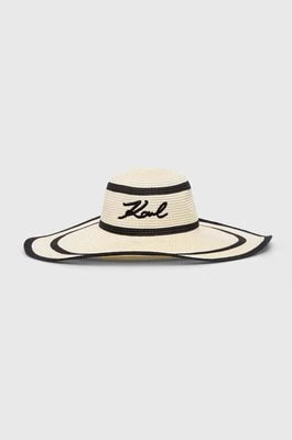 Zdjęcie produktu Karl Lagerfeld kapelusz kolor beżowy