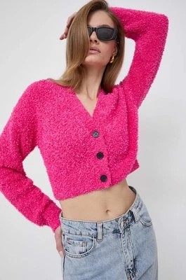 Zdjęcie produktu Karl Lagerfeld kardigan damski kolor różowy