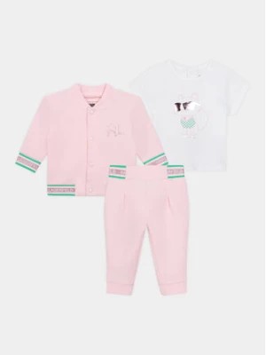 Zdjęcie produktu Karl Lagerfeld Kids Komplet dresowy Z30129 M Różowy Regular Fit