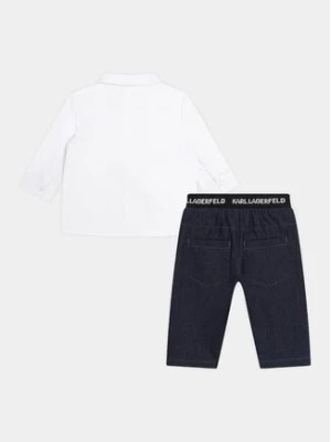 Zdjęcie produktu Karl Lagerfeld Kids Komplet koszula i spodnie materiałowe Z30135 S Kolorowy Regular Fit
