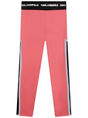 Zdjęcie produktu Karl Lagerfeld Kids Legginsy Z14202 M Różowy Regular Fit
