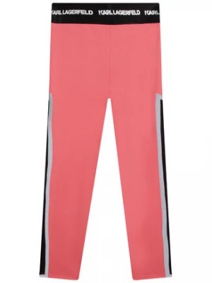 Zdjęcie produktu Karl Lagerfeld Kids Legginsy Z14202 S Różowy Regular Fit