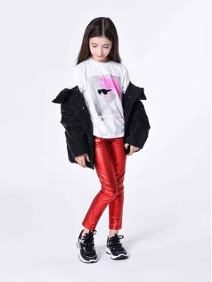Zdjęcie produktu Karl Lagerfeld Kids Spodnie materiałowe Z14219 S Czerwony Skinny Fit