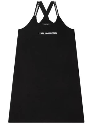 Zdjęcie produktu Karl Lagerfeld Kids Sukienka codzienna Z12232 S Czarny Regular Fit