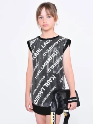 Zdjęcie produktu Karl Lagerfeld Kids Sukienka elegancka Z12242 D Czarny Regular Fit