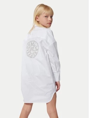 Zdjęcie produktu Karl Lagerfeld Kids Sukienka koszulowa Z30080 S Biały Regular Fit