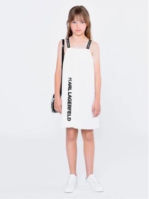 Zdjęcie produktu Karl Lagerfeld Kids Sukienka Z12246 D Biały Relaxed Fit