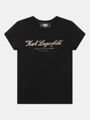 Zdjęcie produktu Karl Lagerfeld Kids T-Shirt Z15435 M Czarny Regular Fit