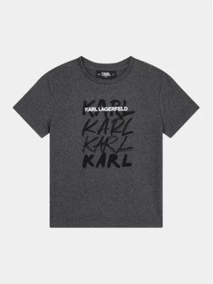 Zdjęcie produktu Karl Lagerfeld Kids T-Shirt Z25424 S Szary Regular Fit
