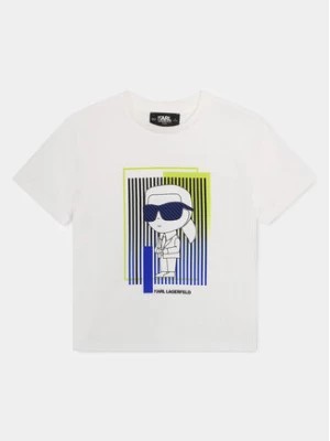 Zdjęcie produktu Karl Lagerfeld Kids T-Shirt Z30041 D Biały Regular Fit