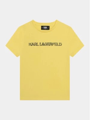 Zdjęcie produktu Karl Lagerfeld Kids T-Shirt Z30055 D Żółty Regular Fit