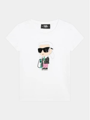 Zdjęcie produktu Karl Lagerfeld Kids T-Shirt Z30111 D Biały Regular Fit