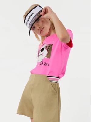 Zdjęcie produktu Karl Lagerfeld Kids T-Shirt Z30112 S Różowy Regular Fit