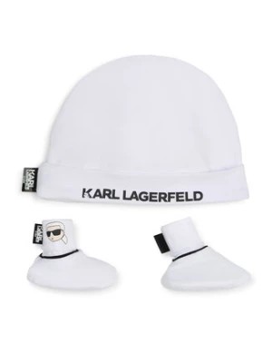 Zdjęcie produktu Karl Lagerfeld Kids Zestaw Czapka i Skarpety Z30180 Biały