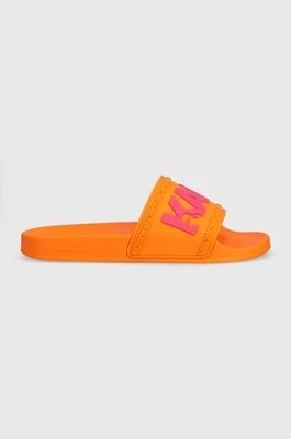 Zdjęcie produktu Karl Lagerfeld klapki KONDO męskie kolor pomarańczowy KL70004