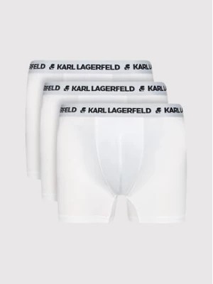 Zdjęcie produktu KARL LAGERFELD Komplet 3 par bokserek Logo Trunks 211M2102 Biały