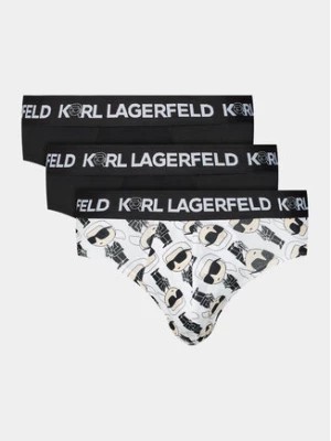 Zdjęcie produktu KARL LAGERFELD Komplet 3 par slipów Ikonik 2.0 Brief Set (Pack 3) 236M2101 Czarny