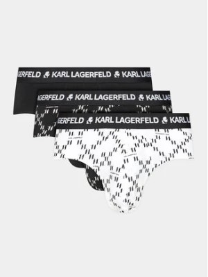 Zdjęcie produktu KARL LAGERFELD Komplet 3 par slipów Logo Monogram Brief Set(3Pack) 225M2102 Czarny