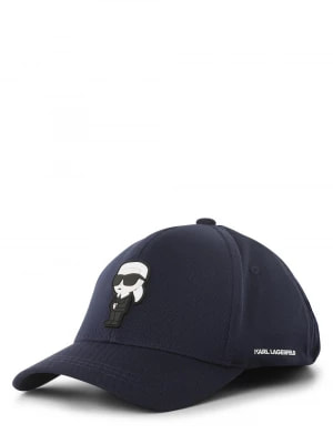 Zdjęcie produktu KARL LAGERFELD Męska czapka z daszkiem Mężczyźni niebieski jednolity,