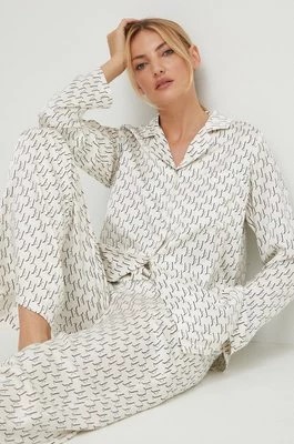 Zdjęcie produktu Karl Lagerfeld piżama 225W2133 damska kolor beżowy
