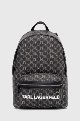 Zdjęcie produktu Karl Lagerfeld plecak kolor czarny duży wzorzysty
