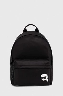 Zdjęcie produktu Karl Lagerfeld plecak kolor czarny duży z aplikacją
