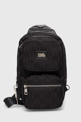 Zdjęcie produktu Karl Lagerfeld plecak kolor czarny mały wzorzysty