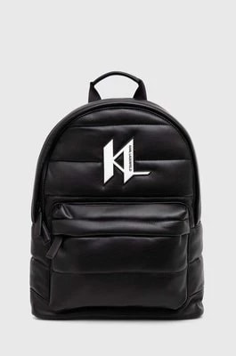 Zdjęcie produktu Karl Lagerfeld plecak męski kolor czarny duży z aplikacją