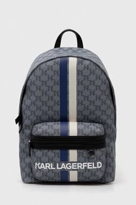 Zdjęcie produktu Karl Lagerfeld plecak męski kolor szary duży wzorzysty
