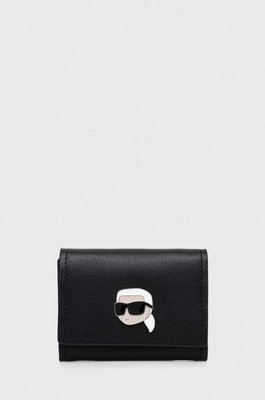 Zdjęcie produktu Karl Lagerfeld portfel skórzany damski kolor czarny