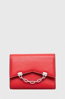 Zdjęcie produktu Karl Lagerfeld portfel skórzany damski kolor czerwony