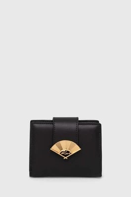 Zdjęcie produktu Karl Lagerfeld portfel skórzany kolor czarny