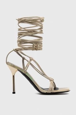 Zdjęcie produktu Karl Lagerfeld sandały skórzane GALA KL30904 kolor złoty