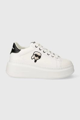 Zdjęcie produktu Karl Lagerfeld sneakersy skórzane ANAKAPRI kolor biały KL63530N