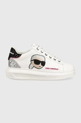 Zdjęcie produktu Karl Lagerfeld sneakersy skórzane KAPRI KC kolor biały KL62570N