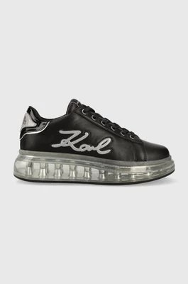 Zdjęcie produktu Karl Lagerfeld sneakersy skórzane KAPRI KUSHION kolor czarny KL62610F