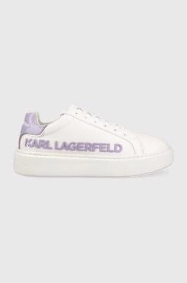 Zdjęcie produktu Karl Lagerfeld sneakersy skórzane MAXI KUP KL62210 kolor biały
