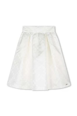 Zdjęcie produktu Karl Lagerfeld spódnica dziecięca kolor biały mini rozkloszowana